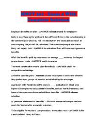MNGT 361 Exam 4: Employee Benefits, Safety, and Labor Relations Q&A