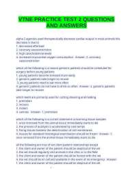 VTNE Practice Test 2: Veterinary Technician Questions and Answers