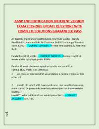AANP FNP CERTIFICATION DIFFERENT VERSION