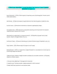 Transportation Brokerage and Logistics Exam Prep: Q&A Guide