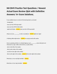 DMV Practice Test: Q&A for Exam Success