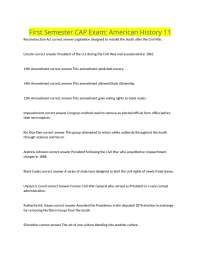 Reconstruction Era: Key Terms and Legislation