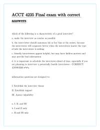 ACCT 4235: Fraud Examination Final Exam with Answers