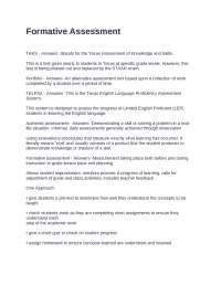 Educational Assessment Methods: A Comprehensive Overview