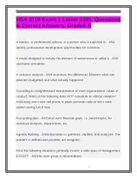 HSA 3110 Exam 2: Healthcare Management Q&A