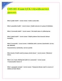 Public Health Fundamentals: A Q&A Review