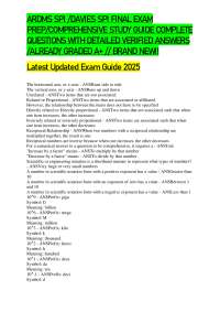 ARDMS SPI/Davies SPI Final Exam Prep: Ultrasound Physics Study Guide