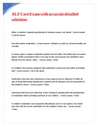 Medication Management in Assisted Living Facilities: A Quiz