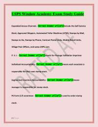 USPS Window Academy Exam Study Guide: Mastering Postal Operations and Procedures