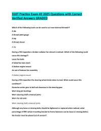 310T Practice Exam #2 2025 Questions with Correct  Verified Answers GRADED