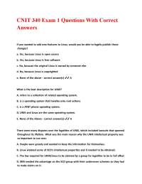Unix/Linux Fundamentals: A Multiple Choice Q&A