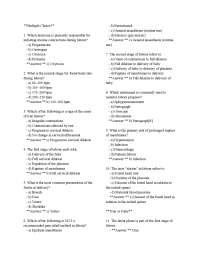 LABOR & DELIVERY ROOM QUIZ