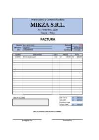 modelo factura generado por el codigo