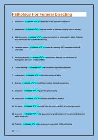 Pathology Terminology for Funeral Directing: Key Disease Definitions