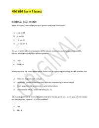 NSG 620 Exam 3: Women's Health Questions