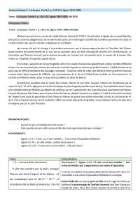 Lecture linéaire : le souper