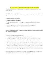 Business Law Exam 4: Questions and Answers