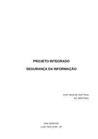 Projeto Integrado 3º Semestre