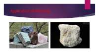 Aplicações de minerais