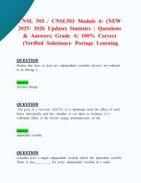 CNSL 503 / CNSL503 Module 6: (NEW 2025/ 2026 Update) 100% Correct - Portage Learning