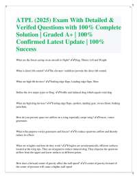 Aircraft Flight and Aerodynamics: Key Questions and Answers