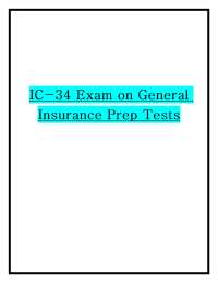 Insurance Fundamentals: Multiple Choice Questions and Answers