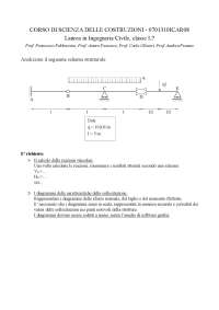 Elaborato 1 - 2025 SCIENZA DELLE COSTRUZIONI - 0701310ICAR08 Laurea in Ingegneria Civile