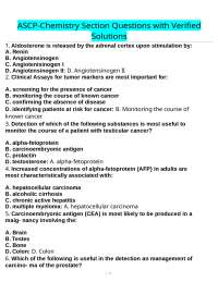 ASCP Chemistry Exam Questions and Solutions: Clinical Chemistry Practice