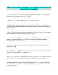 UHC Medicare Certification Exam Q&A (2024/2025)