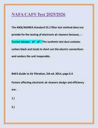 NAFA CAFS Test 2025/2026 Complete Exam Guide – Questions & Model Answers