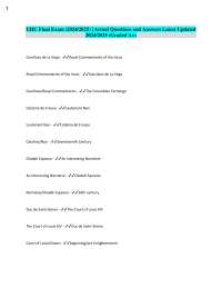 UHC Final Exam (2024/2025) | Actual Questions and Answers Latest Updated  2024/2025 (Grade