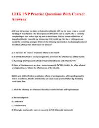 FNP Practice Questions: Clinical Scenarios and Answers for Exam Preparation