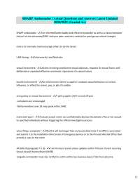 SHARP Ambassador: Questions and Answers 2024/2025