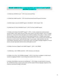 SHARP (AR 600-20) Test: Questions and Answers for Army Command Policy