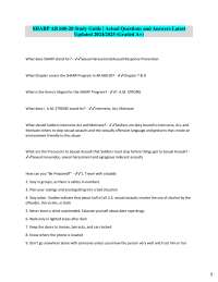 SHARP AR 600-20 Study Guide: Sexual Harassment/Assault Response Prevention