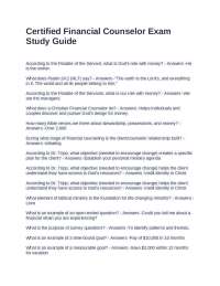 Certified Financial Counselor Exam Study Guide: Biblical Principles and Financial Planning
