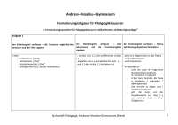 Formulierungshilfen für Päda klausuren
