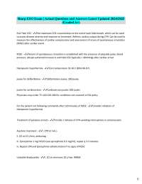 Emergency Standing Orders (ESO) Exam: ACLS Protocols and Procedures