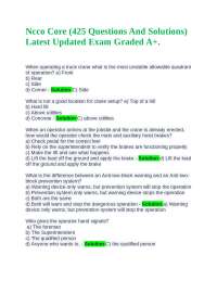 Crane Operation and Safety: Exam Q&A