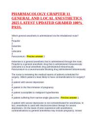 Anesthetics: Comprehensive Q&A for Pharmacology Students