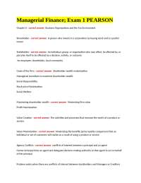 Managerial Finance Essentials: Business Organizations and Financial Analysis
