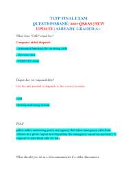 TCFP FINAL EXAM QUESTIONSBANK|500+QS&AS|NEW UPDATE|ALREADY GRADED A+