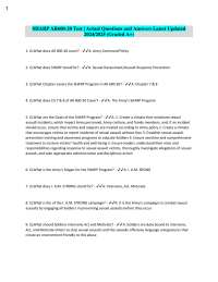 SHARP (AR 600-20) Test: Questions and Answers for Army Command Policy