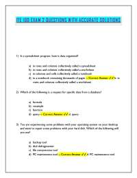 ITE 100 Exam 2: Computer Software and Security Questions with Solutions