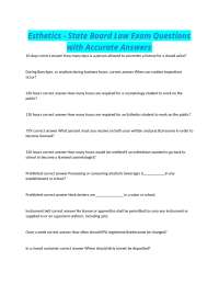 Cosmetology Licensing Exam Prep: Key Q&A for Students