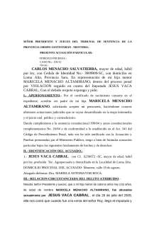 Documento acusación fiscal