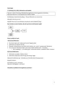 Motivation und Handeln