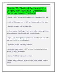 Plastic & Reconstructive Surgery: Q&A Test Prep
