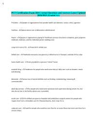 Healthcare Terminology and Concepts: Providers, Facilities, and Patient Care