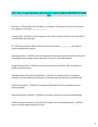 NERC Standards and Power System Reliability: Q&A Study Guide